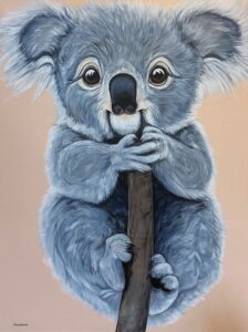 Lensch, Carrie, Koala Baby, 30×40, Acrylic, $1200